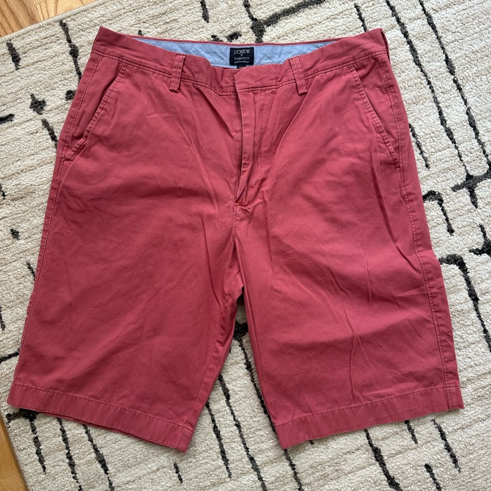 J. Crew Men's Rivington Shorts in Red Clay
